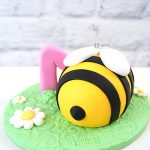 cake topper ape e fiore, primo compleanno, battesimo, bambino bambina, personalizzato in fimo