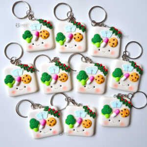 Bomboniere artigianali originali fatte a mano, bomboniere sorriso kawaii, bilancia cibo dolci cartoon kawaii, laurea in scienze della nutrizione, medico, dietista, alimentazione, personalizzate in fimo