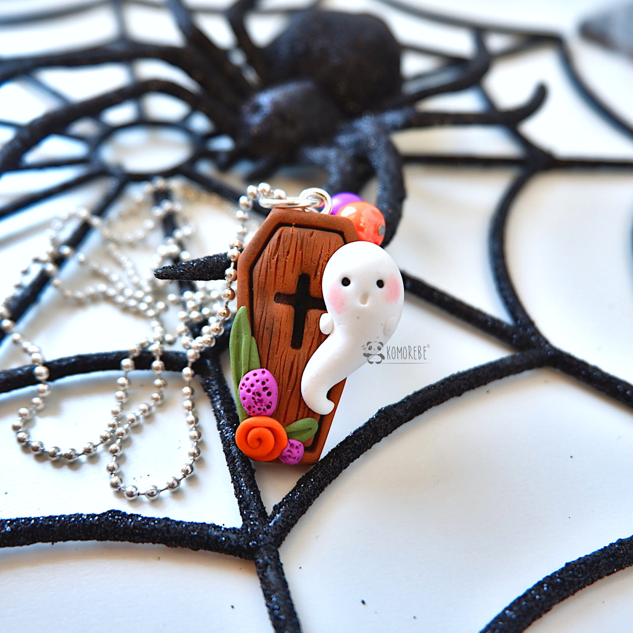 Collana Bara Fantasmino Fimo