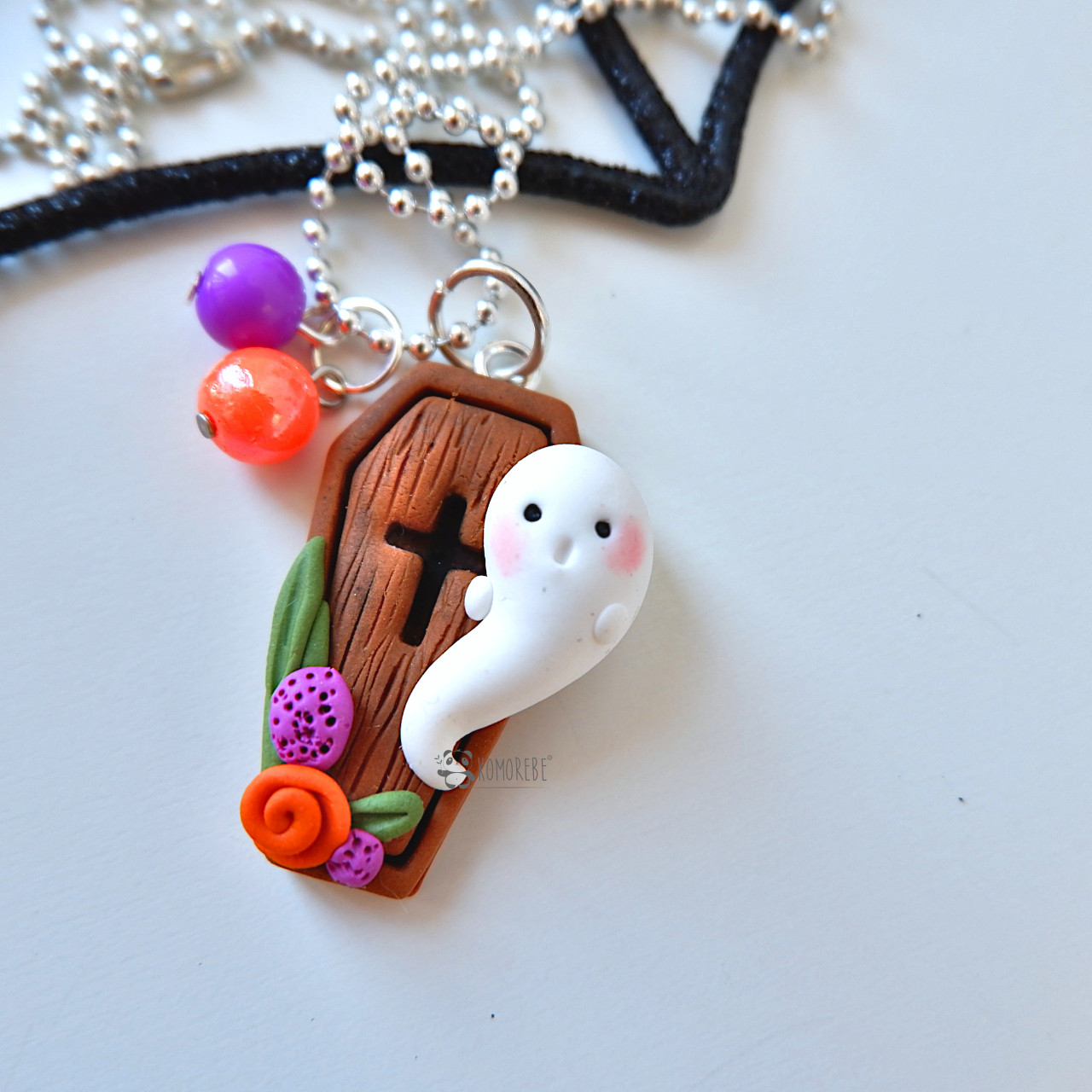 Collana Bara Fantasmino Fimo