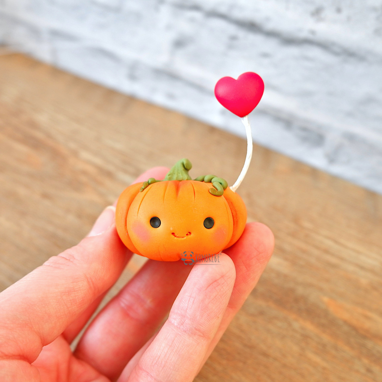 Portafoto Zucca Kawaii Fimo