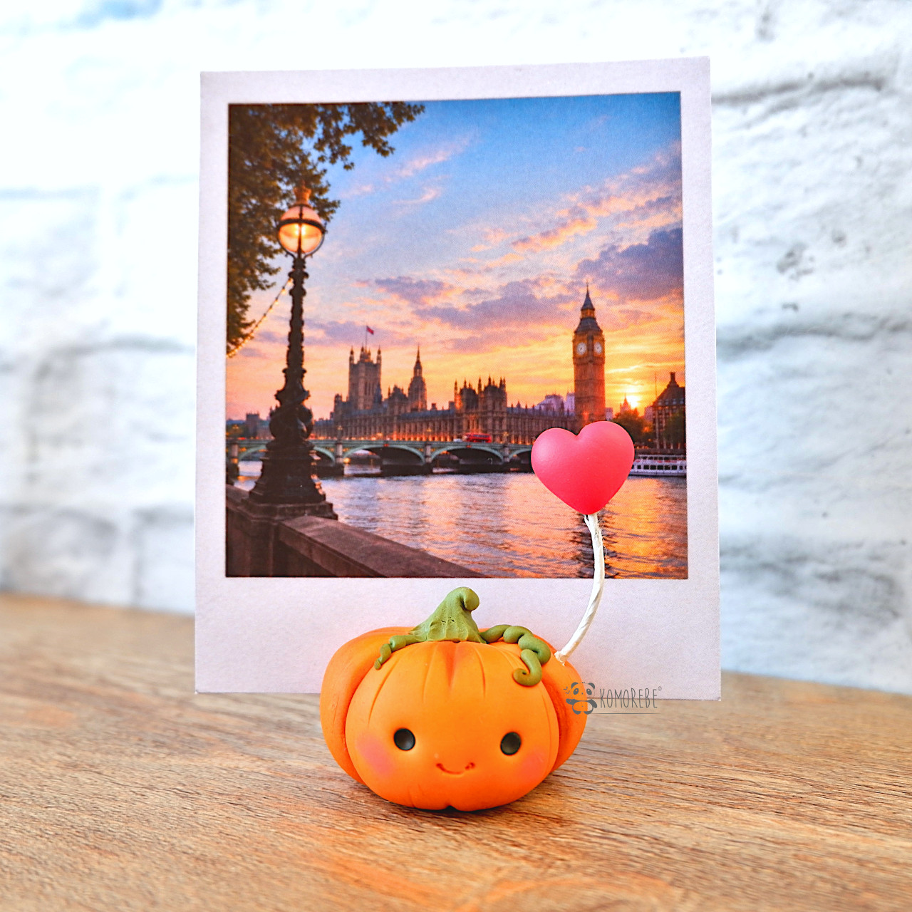 Portafoto Zucca Kawaii Fimo