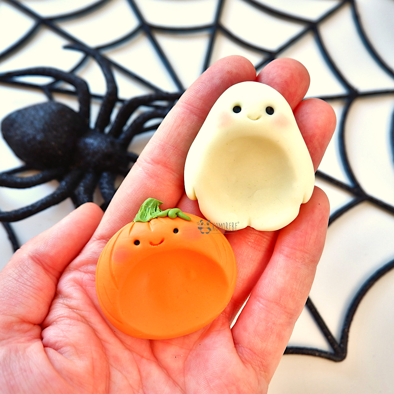 Worry Stone Fimo Halloween