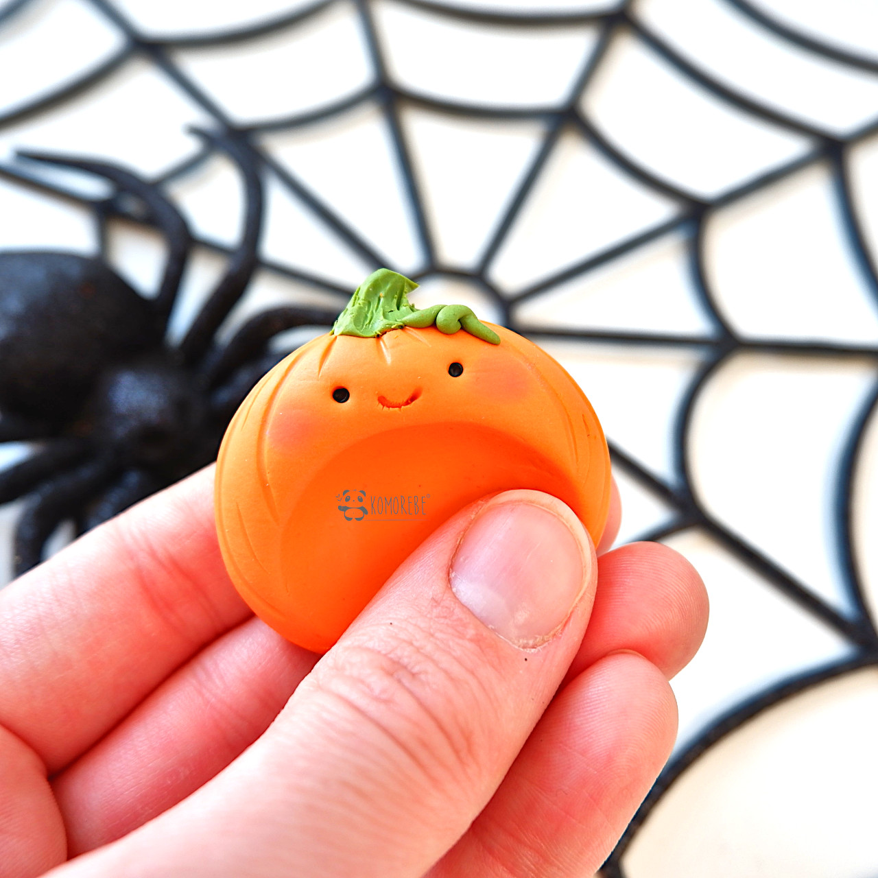 Worry Stone Fimo Halloween