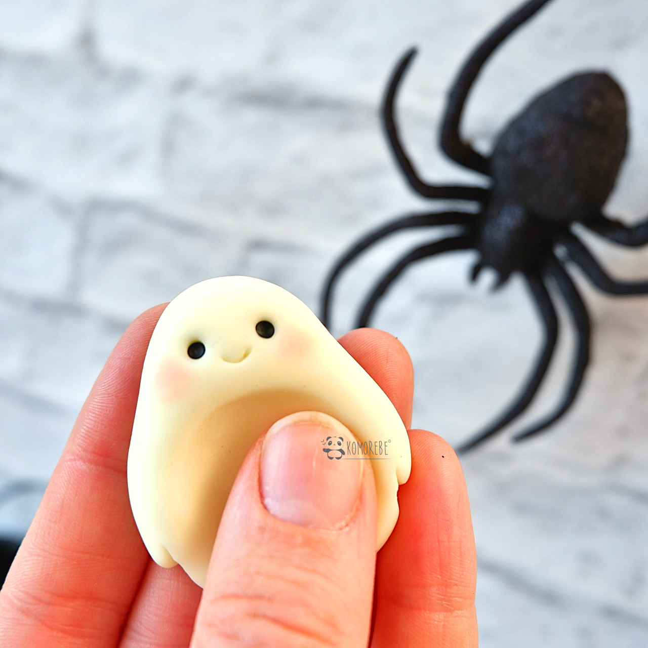 Worry Stone Fimo Halloween