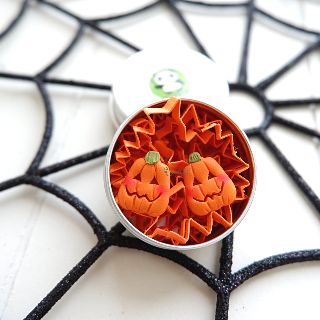 Zucche Orecchini Halloween Fimo